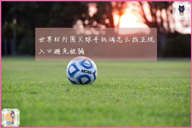 世界杯外围买球手机端怎么找正规入口避免被骗